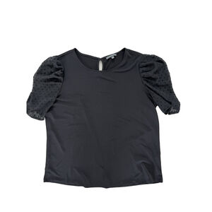 Adrianna Papell Black Blouse Women's Large